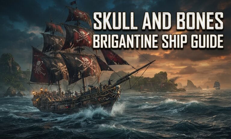 Skull and Bones Brigantine Ship Guide