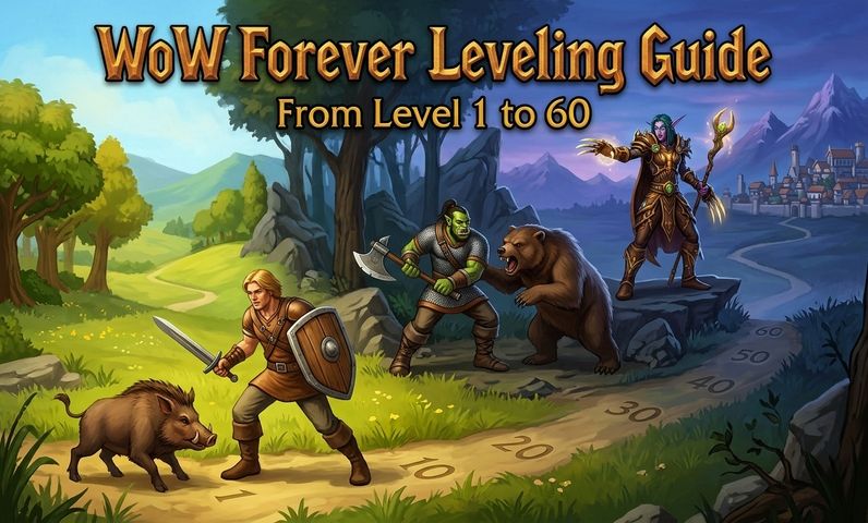 WoW Forever Leveling Guide From Level 1 to 60
